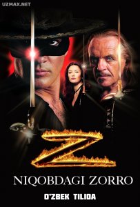 Niqobdagi Zorro (1998) uzbek tilida onlayn ko'rish